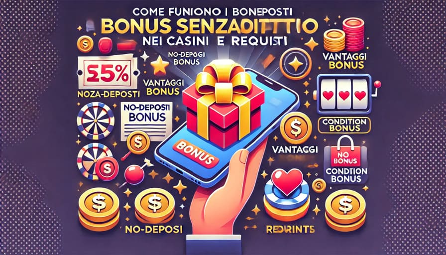 Come funzionano i bonus senza deposito nei casinò online: vantaggi e requisiti